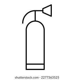 Fire extinguisher flat illustration on white background..eps
