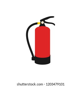Fire extinguisher graphic design element vector