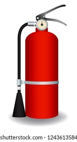 Fire extinguisher graphic vector