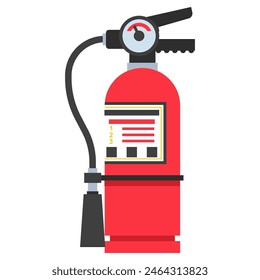 Feuerlöscher für Home Vektorgrafik Cartoon Illustration isoliert auf einem weißen Hintergrund.