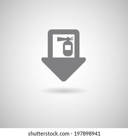 Fire extinguisher icon