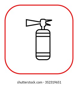 Fire extinguisher icon