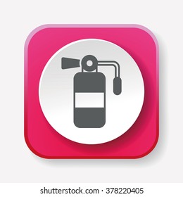 Fire extinguisher icon