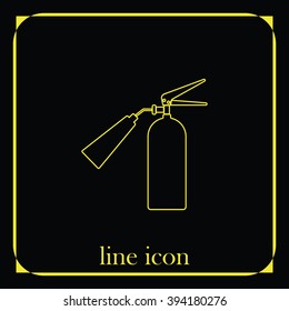 Fire extinguisher icon.