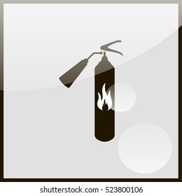 Fire extinguisher icon.