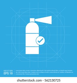 Fire extinguisher icon 