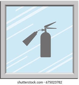 Fire extinguisher icon.