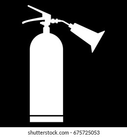 Fire extinguisher icon .
