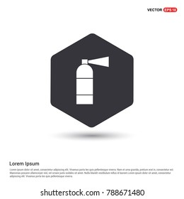 Fire extinguisher icon Background icon template