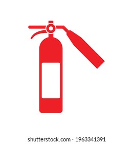 Fire extinguisher icon design isolated on white background