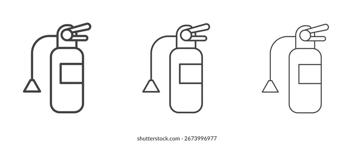 Design de ícone de extintor de incêndio, adequado para web, infográficos, interface e aplicativos.