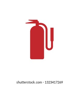 Fire extinguisher icon design template vector isolated illustration