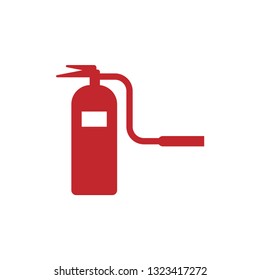 Fire extinguisher icon design template vector isolated illustration