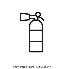 Plantilla de vectores de diseño de iconos de extinción de incendios
