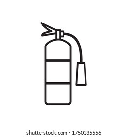 Plantilla de vectores de diseño de iconos de extinción de incendios