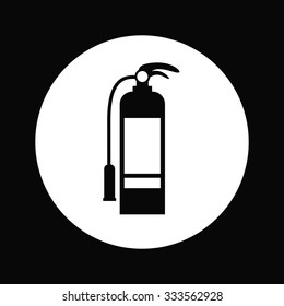 fire extinguisher icon design, vector illustration eps10 graphic 