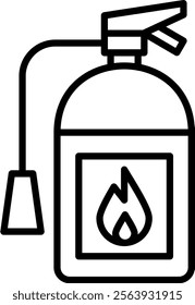 Fire Extinguisher Icon Element For Design