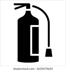 Elemento del icono del extintor para el diseño