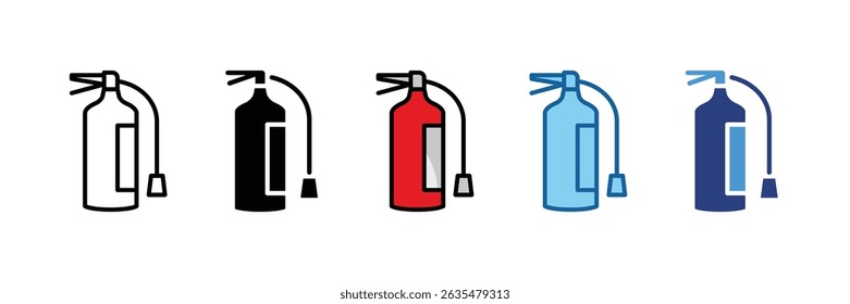 Fire Extinguisher Icon Element For Design