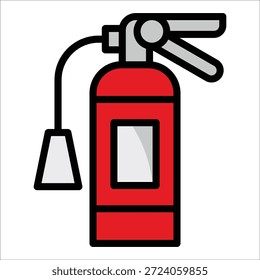Elemento Ícone Do Extintor De Incêndio Para Projeto