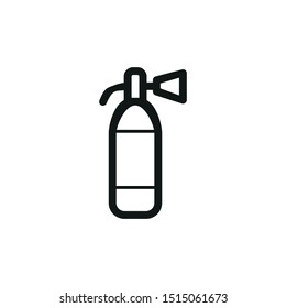 Fire extinguisher icon. Emergency tool symbol
