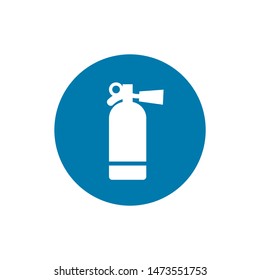 Fire Extinguisher Icon In Flat Style Vector For Apps, UI, Websites. Icon Vector Illustration