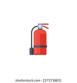 Fire extinguisher icon flat vector design