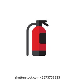 Fire extinguisher icon flat vector design