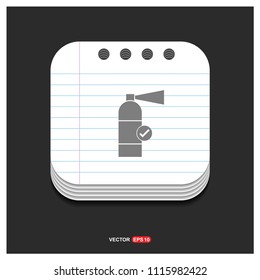 Fire extinguisher icon - Free vector icon