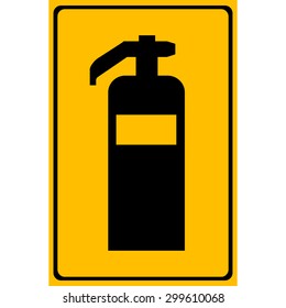 fire extinguisher icon great for any use. Vector EPS10.