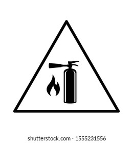 Fire extinguisher icon , fire hydrant unit , fire