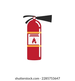 Fire extinguisher icon illustration vector flat design