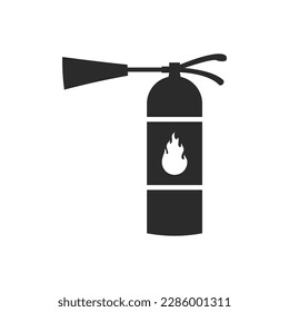 Fire extinguisher icon illustration vector flat design