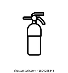 fire extinguisher icon of line style vector illustration design