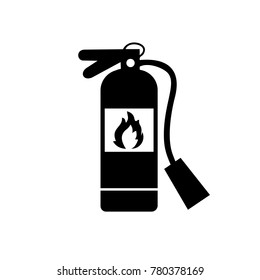 Fire Extinguisher Icon Logo