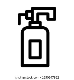 fire extinguisher icon or logo isolated sign symbol vector illustration - high quality black style vector icons
