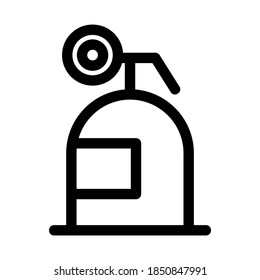 fire extinguisher icon or logo isolated sign symbol vector illustration - high quality black style vector icons
