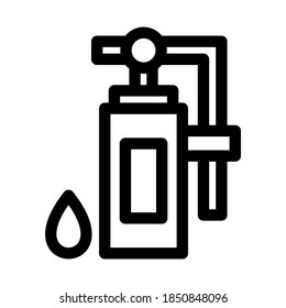 fire extinguisher icon or logo isolated sign symbol vector illustration - high quality black style vector icons
