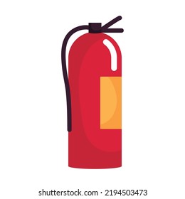 fire extinguisher icon on white background
