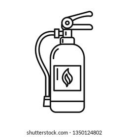 Fire extinguisher icon outlines