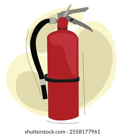 Fire extinguisher icon , fire protection.fire extinguisher equipment icon spray canister.