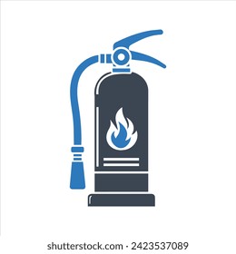 Fire extinguisher icon. Fire protector icon