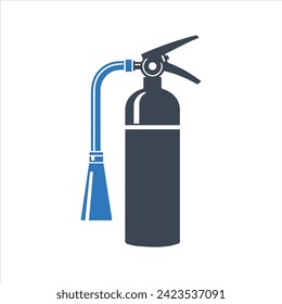 Fire extinguisher icon. Fire protector icon