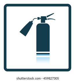 Fire extinguisher icon. Shadow reflection design. Vector illustration.
