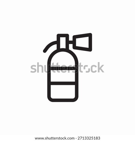 fire extinguisher icon sign vector