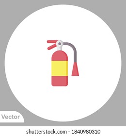 Fire extinguisher icon sign vector,Symbol, logo illustration for web and mobile