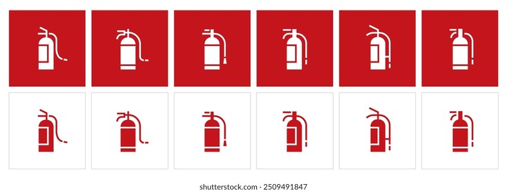 Fire Extinguisher icon. Signs for fire safety. vector illustration.