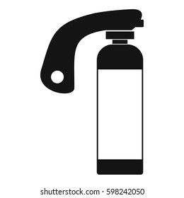 Fire extinguisher icon. Simple illustration of fire extinguisher vector icon for web