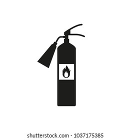Fire extinguisher icon. Simple vector illustration.