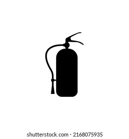 fire extinguisher icon style vector. Fire extinguisher black icon, black vector sign, black style pictogram isolated on white. Symbol, logo illustration. Editable move.